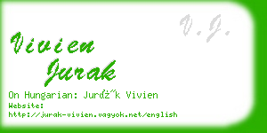 vivien jurak business card